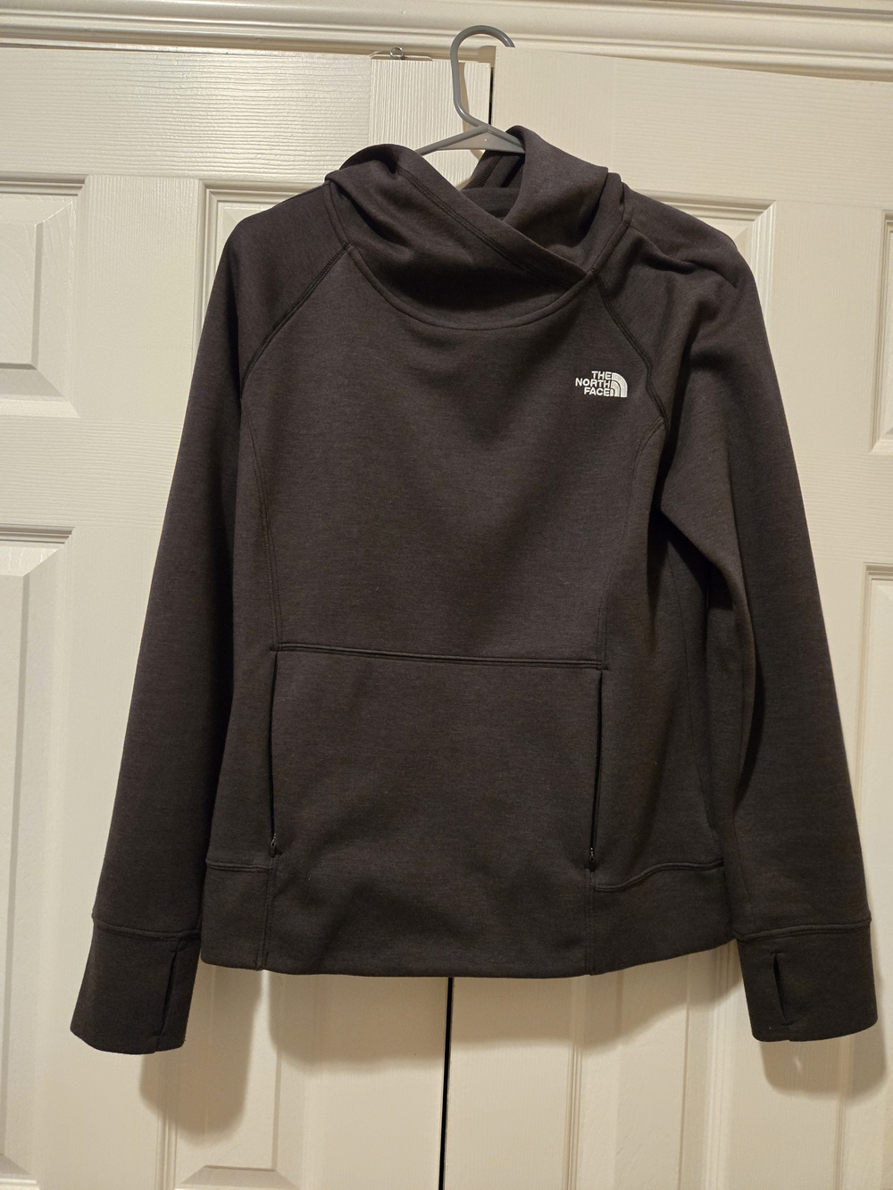 The North Face Charcoal Hooded Pullover Sweatshirt
